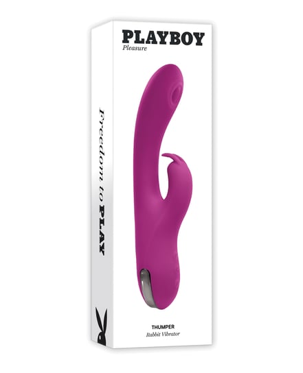 Playboy Pleasure Thumper Rabbit Vibrator – Wild Aster by Playboy product image