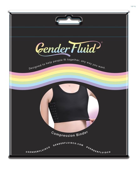 Gender Fluid Chest Compression Binder – XXL Black by Gender Fluid product image