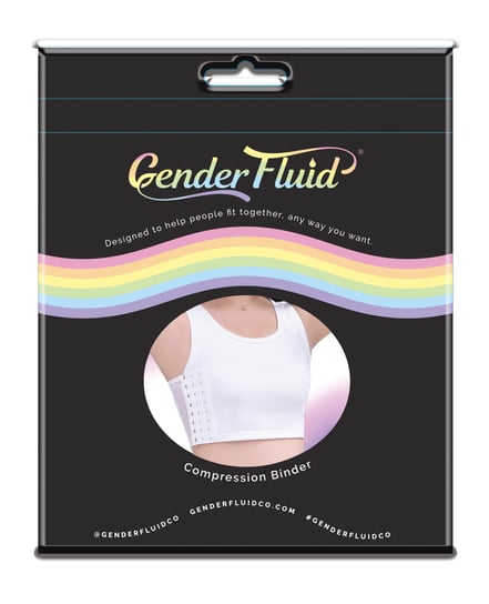 Gender Fluid Chest Compression Binder – XXXL White by Gender Fluid product image