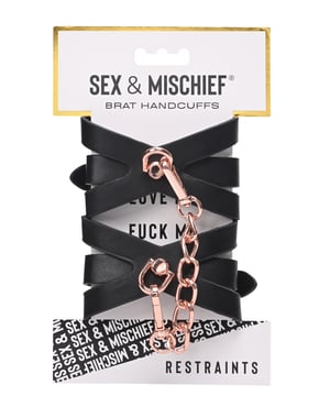 Sex & Mischief Brat Handcuffs by Brat product image