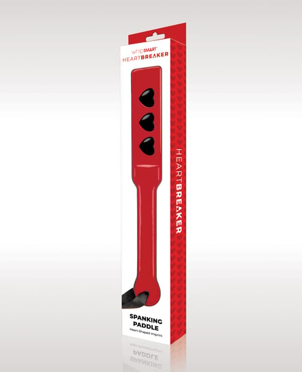 WhipSmart Heartbreaker Spanking Paddle – Red/Black by WhipSmart product image