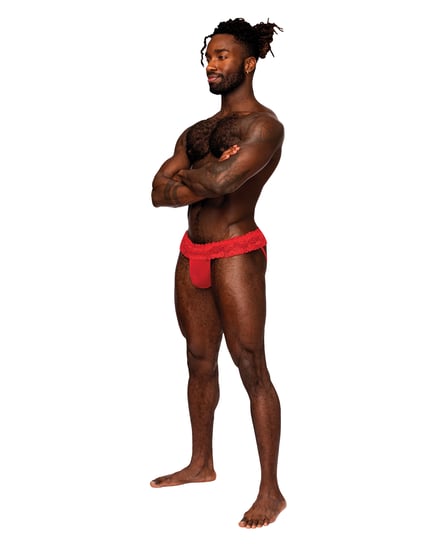 Sassy Lace Skirt Jock Red S/M by Male Power product image