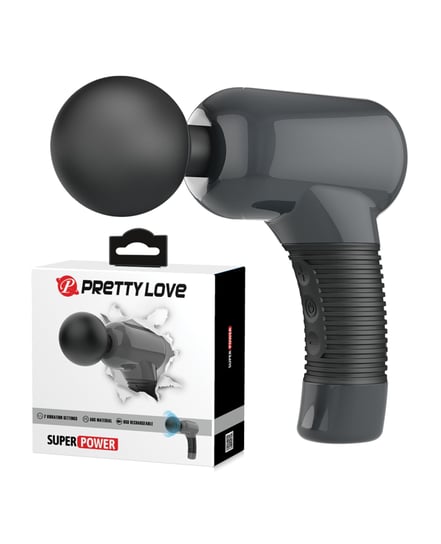Pretty Love Super Power Fun Gun Massager – Black by Pretty Love product image