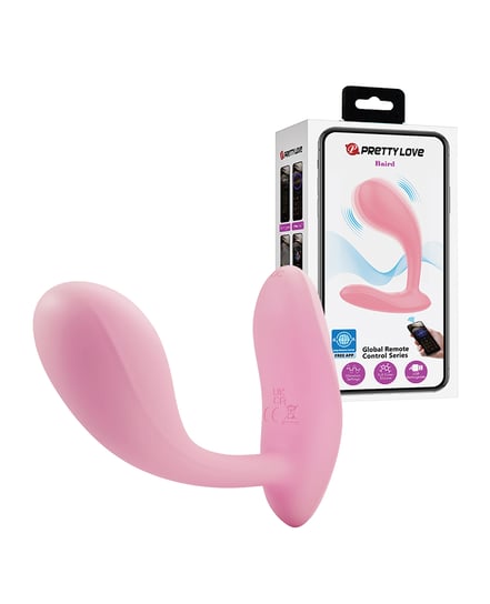Pretty Love Baird App-Enabled Vibrating Butt Plug – Hot Pink by Pretty Love product image