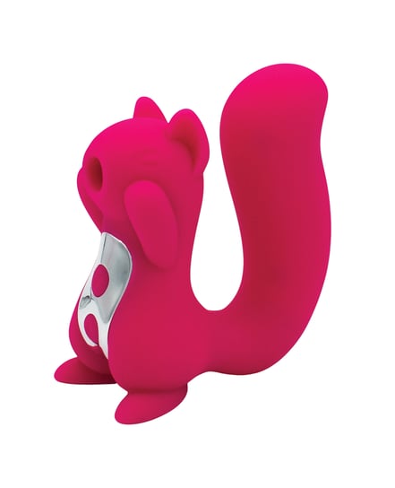 Natalie’s Toy Box Screaming Squirrel Pulsing and Vibrating – Hot Pink by Like A Kitten product image
