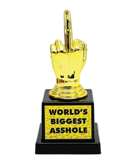 World’s Biggest Asshole Trophy by Island Dogs product image