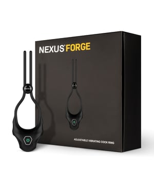 Nexus Forge Single Lasso Vibrating Cock Ring – Black by Nexus product image