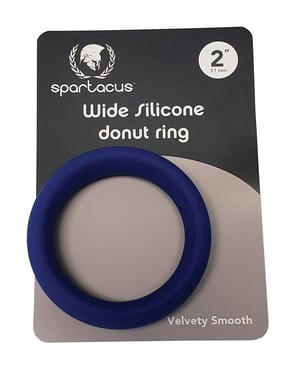 Spartacus 2″ Wide Silicone Donut Ring – Blue by Spartacus product image
