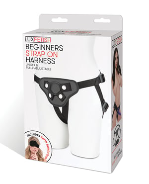 Lux Fetish Beginners Strap On Harness – Black by Lux Fetish product image