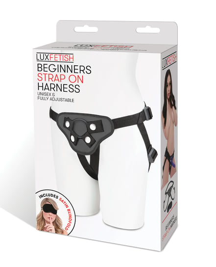 Lux Fetish Beginners Strap On Harness – Black by Lux Fetish product image