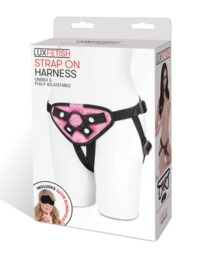 Lux Fetish Strap On Harness – Pink by Lux Fetish product image
