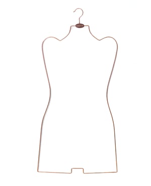 Coquette Branded Metal Body Hanger – Rose Gold by Coquette product image