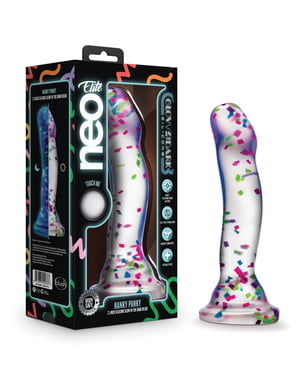 Blush Neo Elite Hanky Panky 7″ Confetti Dildo – Glow in the Dark by Neo Elite product image