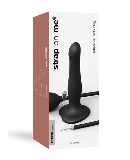 Strap On Me Inflatable Dildo Plug – Black by Strap-On-Me product image