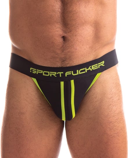 Sport Fucker Jersey Jock – XXL Black/Green by Sport Fucker product image