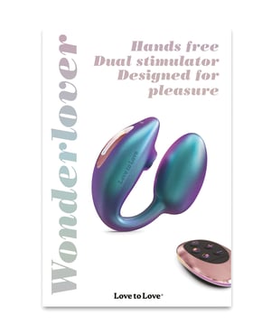 Love to Love Wonderlover Dual Stimulator – Iridescent Turquoise by Love to Love product image