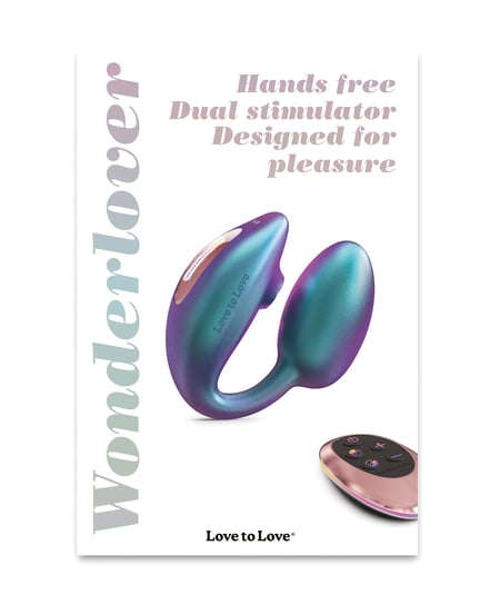 Love to Love Wonderlover Dual Stimulator – Iridescent Turquoise by Love to Love product image