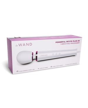 Le Wand Powerful Petite Plug-In Vibrating Massager – White by Le Wand product image