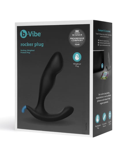 b-Vibe Rocker Plug – Black by b-vibe product image
