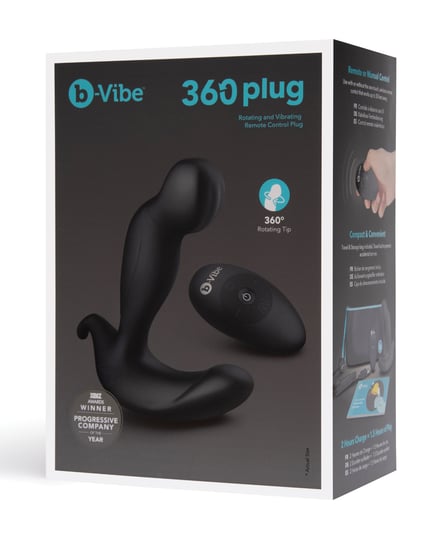 b-Vibe 360 Plug – Black by b-vibe product image