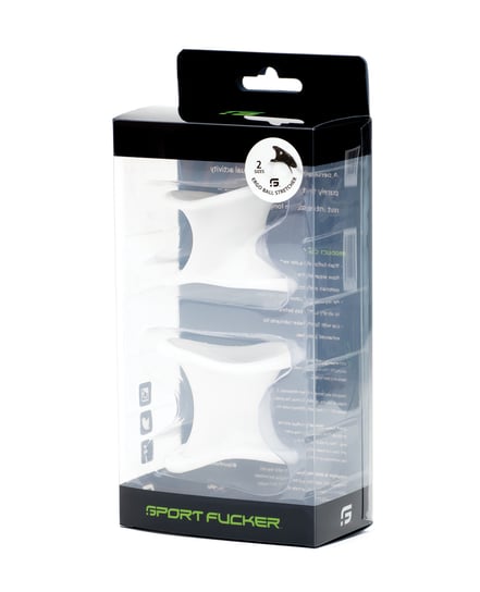 Sport Fucker Ergonomic Ball Stretcher Kit – White by Sport Fucker product image