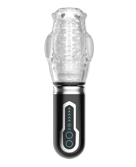 Thrusting, Rotating & Vibrating Oral Sex Masturbator – Black by Secwell product image