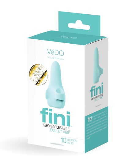 VeDO Fini Rechargeable Bullet Vibe – Turquoise by VeDO product image