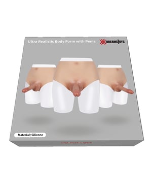XX-DREAMSTOYS Ultra Realistic Penis Form Large – Ivory by XX-Dreamtoys product image