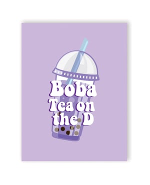 Boba D Greeting Card by Kush Kards product image