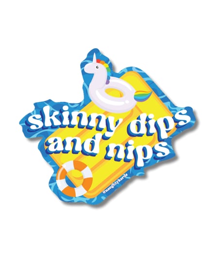Dips And Nips Sticker – Pack of 3 by Kush Kards product image