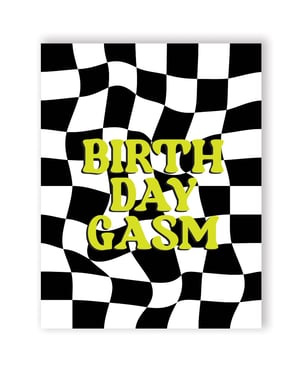 Birthday-Gasm Greeting Card by Kush Kards product image