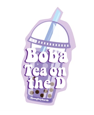 Boba D Naughty Sticker – Pack of 3 by Kush Kards product image