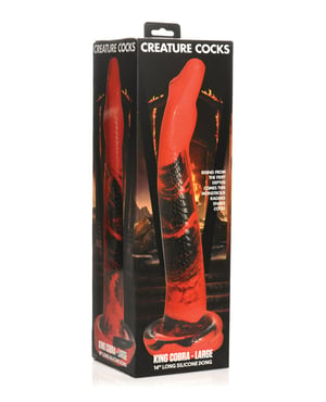 Creature Cocks King Cobra Large Silicone Dildo by Creature Cocks product image