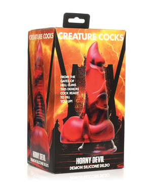 Creature Cocks Horny Devil Demon Silicone Dildo by Creature Cocks product image