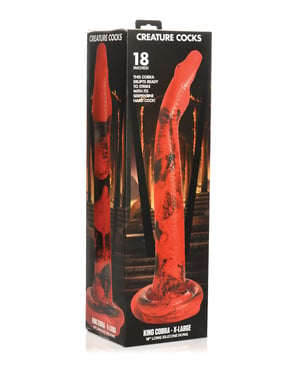 Creature Cocks King Cobra X-Large Silicone Dildo by Creature Cocks product image