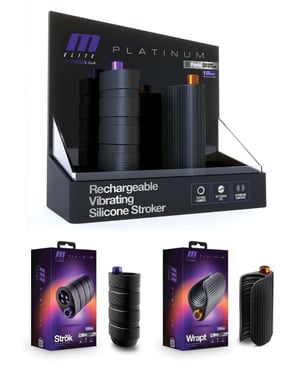 Blush M Elite Platinum Vibrating Merchandising Kit by M Elite product image