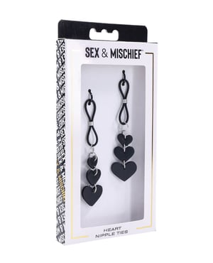 Sex & Mischief Heart Nipple Ties by Sex & Mischief product image