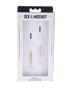 Sex & Mischief Pearl Nipple Ties by Sex & Mischief product image