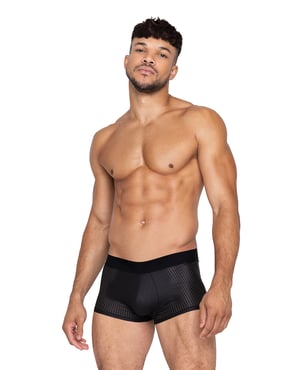 Master Trunks w/Contoured Pouch Black XL by Roma Confidential product image