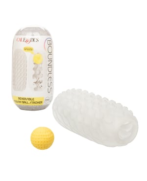 Boundless Reversible Squishy Ball Stroker – Yellow by Boundless product image