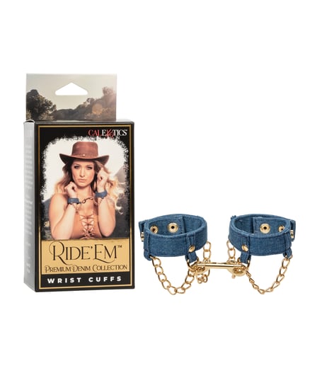 Ride ‘Em Premium Denim Collection Wrist Cuffs by Ride 'Em product image