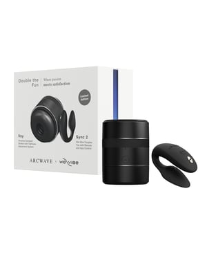 Arcwave Voy / We-Vibe Sync 2 Double the Fun Pair – Black by Arcwave product image