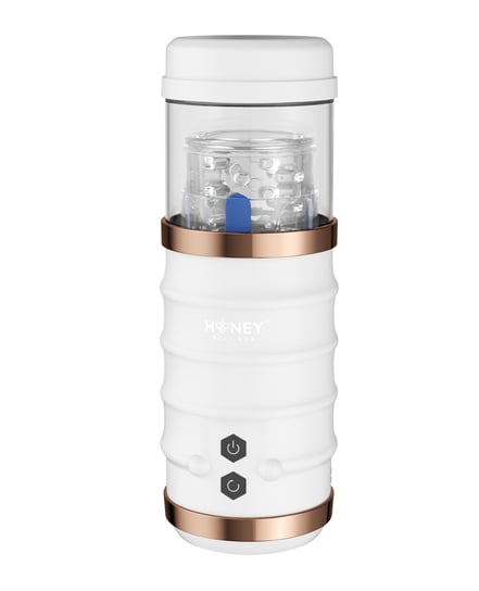 Warrior Auto Thrusting Male Masturbator – White by Honey Play Box product image