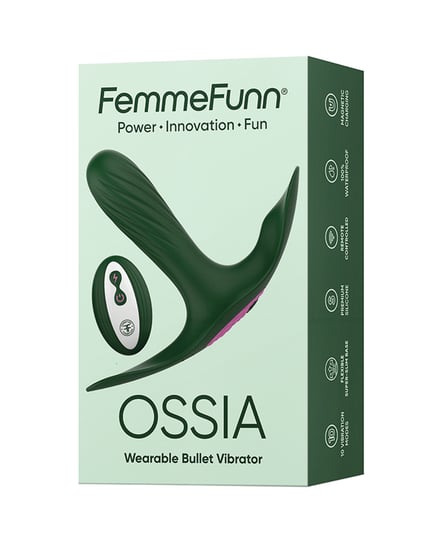 Femme Funn Ossia Wearable Vibrator – Dark Green by Femme Funn product image