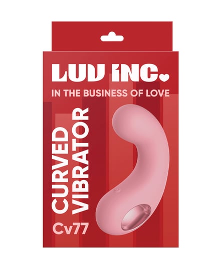 Luv Inc. Curved Vibrator – Light Pink by Luv Inc. product image