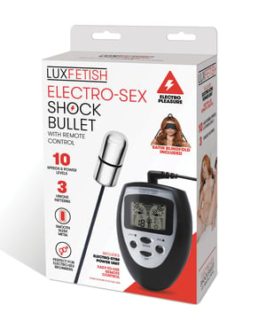 Lux Fetish Electro Sex Shock Bullet w/Remote by Lux Fetish product image