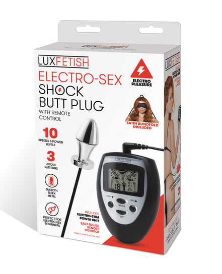 Lux Fetish Electro Sex Shock Butt Plug w/Remote by Lux Fetish product image