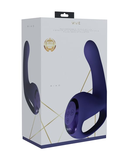 Shots Riko Vibrator – Purple by Vive product image