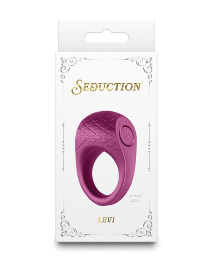 Seduction Levi Cock Ring – Metallic Burgundy by Seduction product image