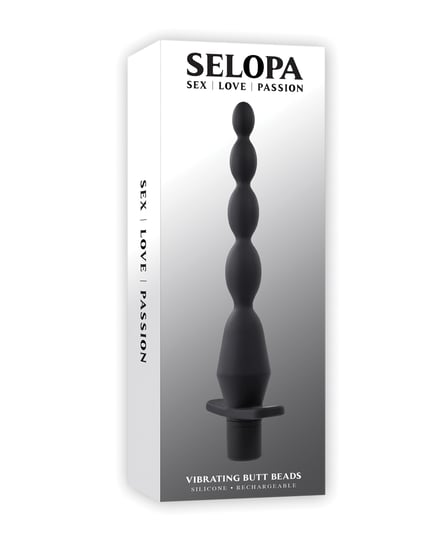 Selopa Vibrating Butt Beads – Black by Selopa product image